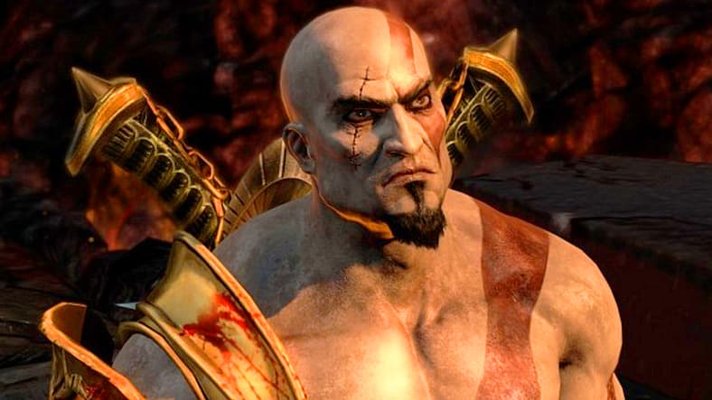 Kratos prepares to accept his fate in God of War Collection (2009), Sony Santa Monica Studios
