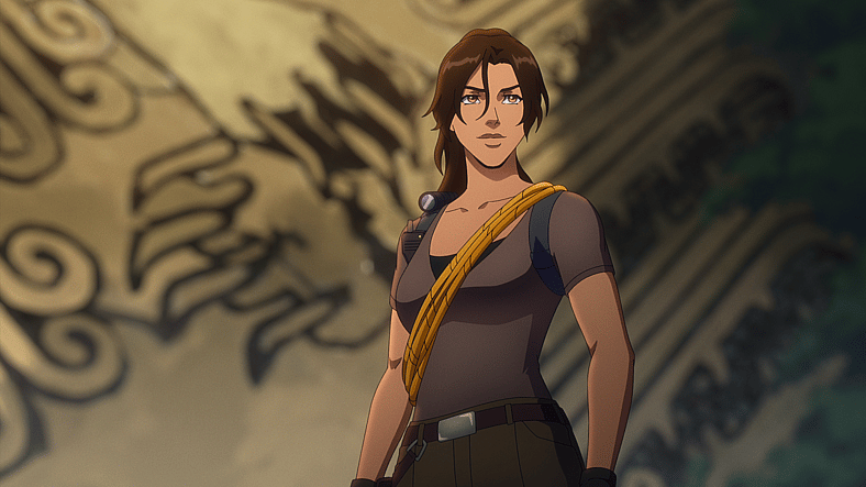 Lara Croft (Hayley Atwell) discovers a new dig site in Tomb Raider: The Legend of Lara Croft