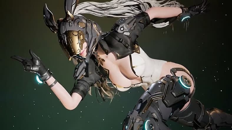Ultimatel Gley (Laurence Bouvard) dashes forth in The First Descendant (2024), Nexon