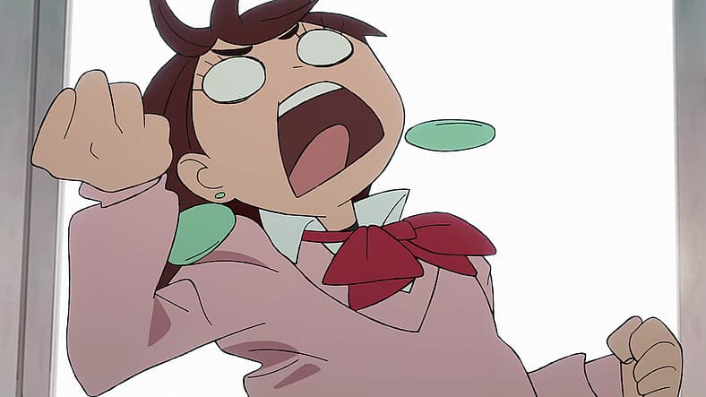 Momo Ayase busts in in Dandadan S1E1 "That's How Love Starts, Ya Know!" (2024), Science SARU