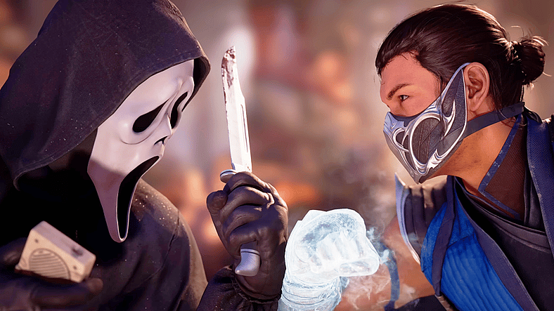 Ghostface comes calling for Sub-Zero in Mortal Kombat 1 (2023), Warner Bros. Games