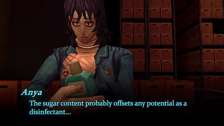 Anya investigates the Tuplar's over-aundant supply of mouthwash in Mouthwashing (2024), Wrong Organ