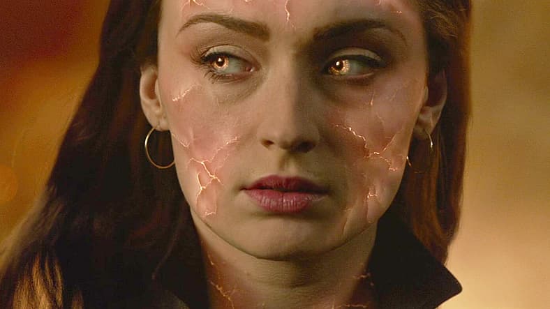 Jean Grey (Sophie Turner) embraces Phoenix Force in Dark Phoenix (2019), Marvel Entertainment