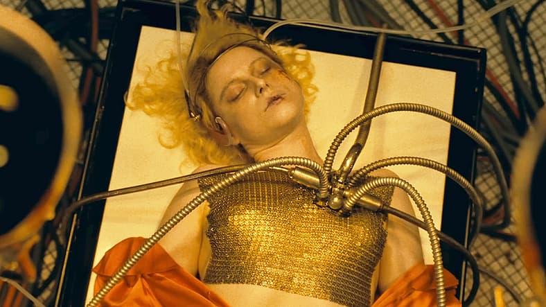Ida's (Jessie Buckley) corpse on the operating table in The Bride! (2026), Warner Bros. Pictures