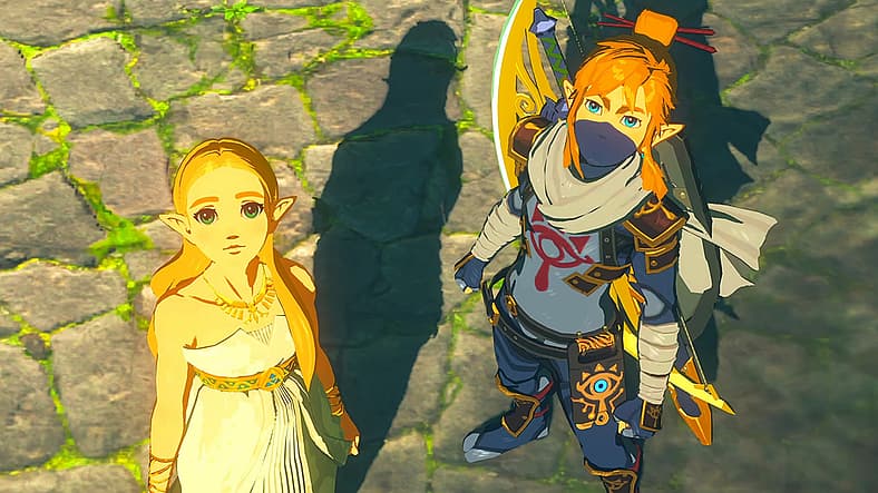 Zelda and Link say goodbye to the Sages in The Legend of Zelda: Breath of the Wild (2017), Nintendo