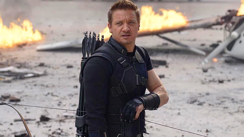 Hawkeye updates Iron Man on his retirement in Captain America: Civil War (2016), Marvel