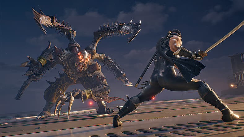 Ryu Hayabusa faces down Rasetsu in Ninja Gaiden 2 Black (2025), Koei Tecmo Games