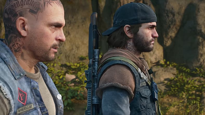 Boozer and Deacon prepare for battle against man and monster in Days Gone Remastered (2025), Sony