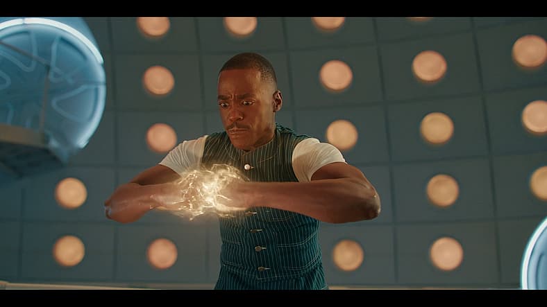 The Doctor (Ncuti Gatwa) shocks time itself in Doctor Who Series 15 Episode 8 "The Reality War"