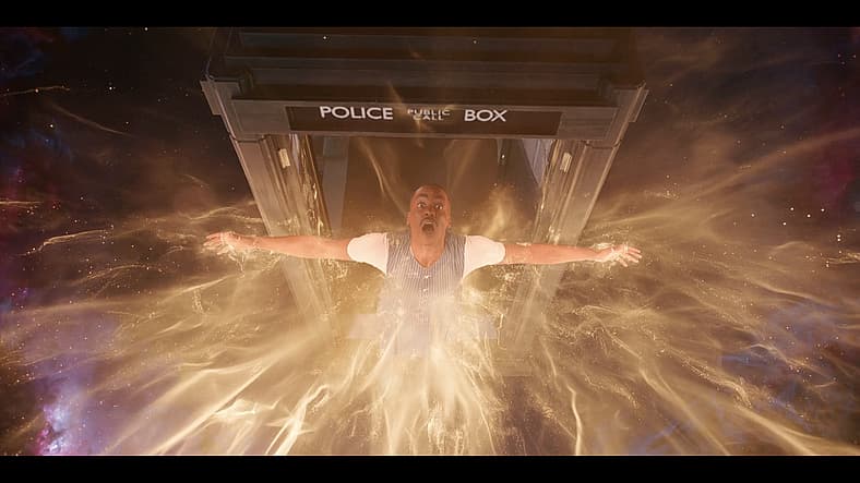 The Doctor (Ncuti Gatwa) lets go of his current form in Doctor Who Series 15 Episode 8 "The Reality
