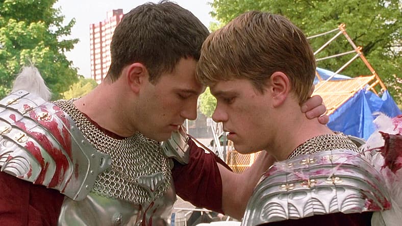 Bartleby helps settle Loki's nerves in Dogma (1999), View Askew Productions