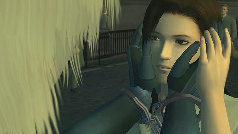 Raiden asks if Rose is real in Metal Gear Solid 2: Sons of Liberty (2001), Konami