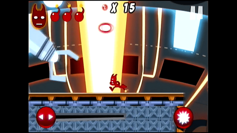 Max runs through the M.A.D. lab in MaXplosion (2011), Capcom