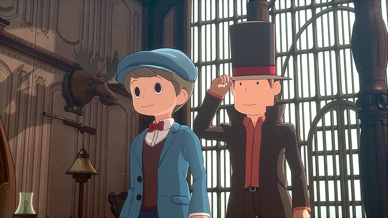 Luke Triton and Professor Layton head on another adventure in Professor Layton and the New World of