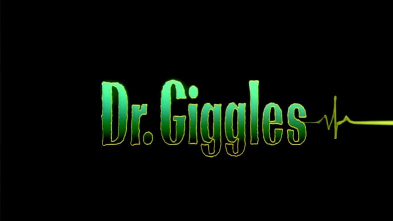Opening credits/title of Dr. Giggles (1992), Universal Pictures