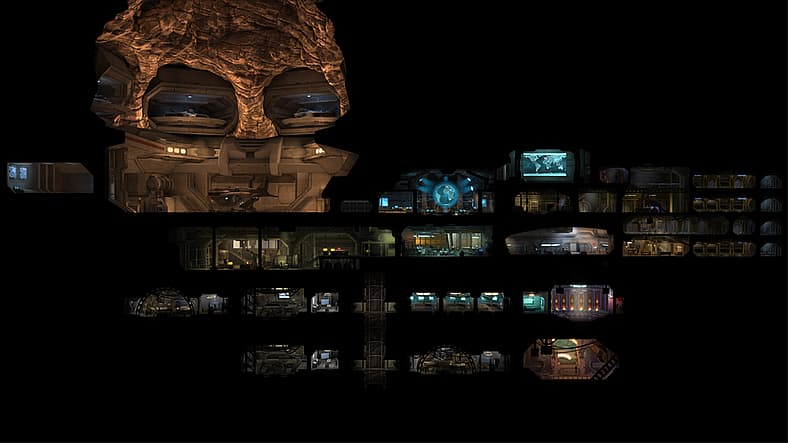 One of many potential bases players can carve out in XCOM: Enemy Unknown (2012), 2K