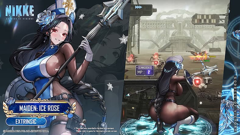 Ice Rose unleashes cold retribution in Goddess of Victory: Nikke (2022), Shift Up