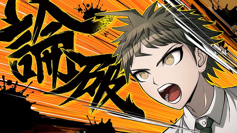 Hajime Hinata (Minami Takayama) cuts through the lies in Danganronpa 2x2 (2026), Spike Chunsoft