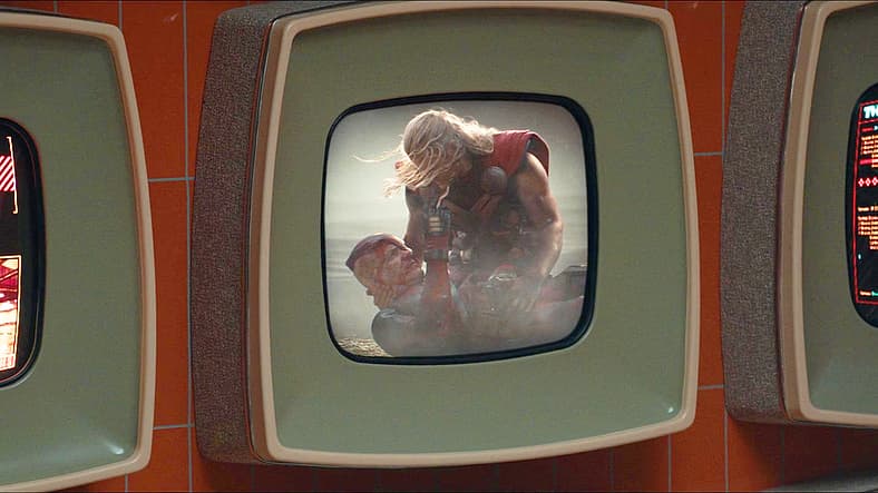 Thor mourns Deadpool's apparent death in Deadpool & Wolverine (2024), Marvel Entertainment