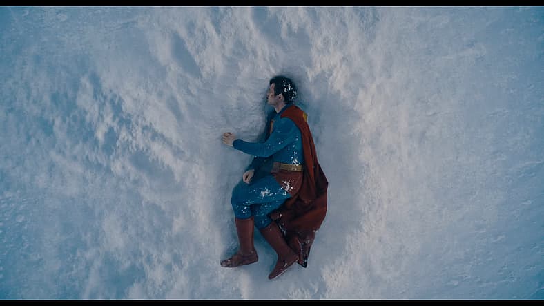 Superman (David Corenswet) ignores warnings about winter in Superman (2025), DC Studios