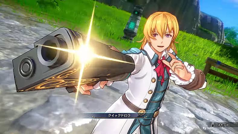 Olivier (Takehito Koyasu) has answer for enemies in Trails in the Sky 1st Chapter (2025), Nihon