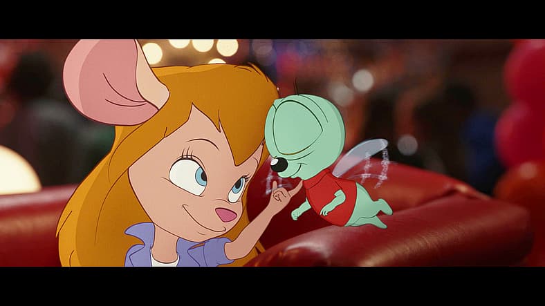 Gadget and Zipper experience romance in Chip N' Dale: Rescue Rangers (2022), Disney