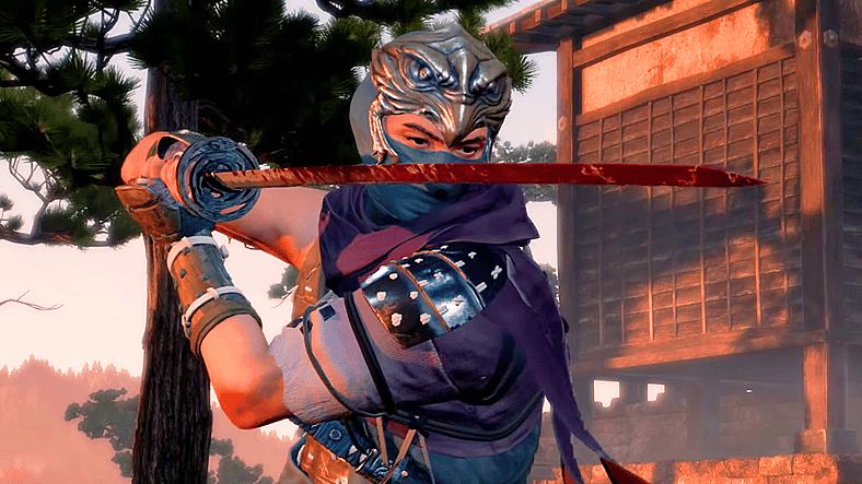 Blade Twins don Hayabusa Ninja Clan armor in Rise of the Ronin (2024), Team Ninja
