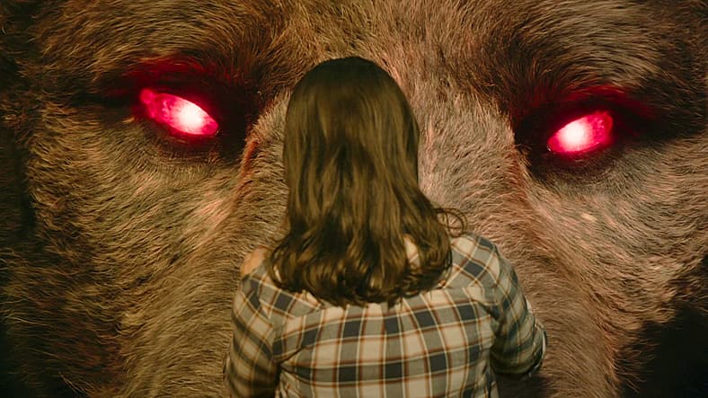 Dani Moonstar (Blu Hunt) makes peace with her Demon Bear in The New Mutants (2020), Marvel