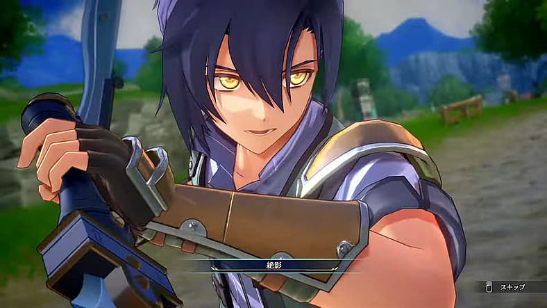 Joshua (Natsumi Fujiwara) burns for a fight in Trails in the Sky 1st Chapter (2025), Nihon Falcom