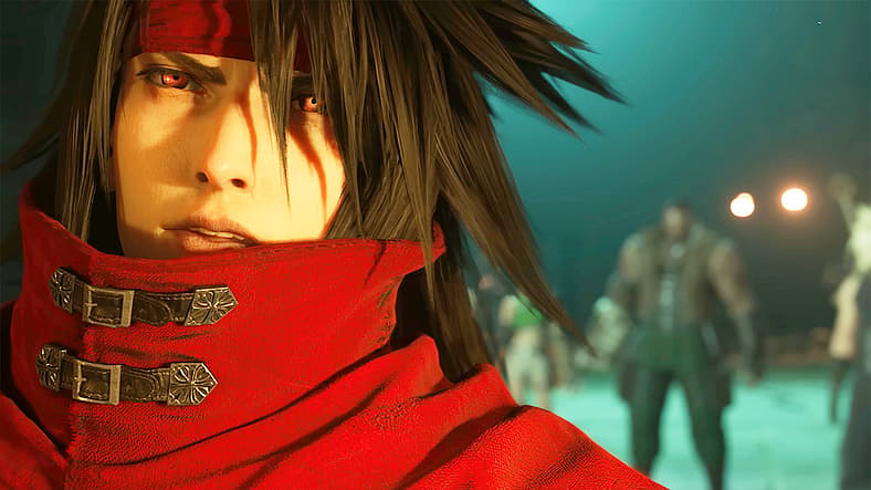 Vincent Valentine (Shôgo Suzuki) joins the team in Final Fantasy VII Rebirth (2023), Square Enix