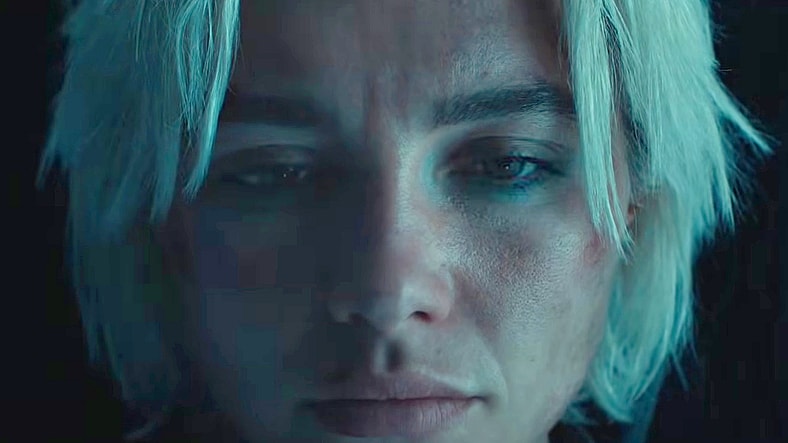 Yelena (Florence Pugh) confronts her loneliness in Thunderbolts (2025), Marvel Entertainment