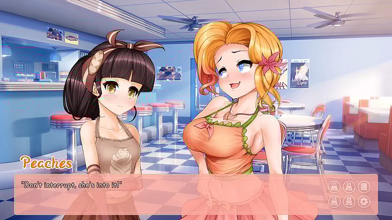 Peaches has some advice for the player in Order Us! (2024), Argent