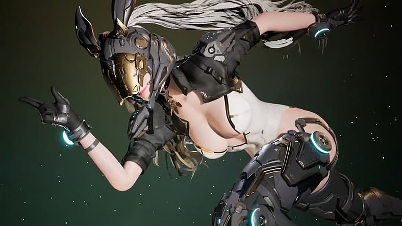 Ultimatel Gley (Laurence Bouvard) dashes forth in The First Descendant (2024), Nexon