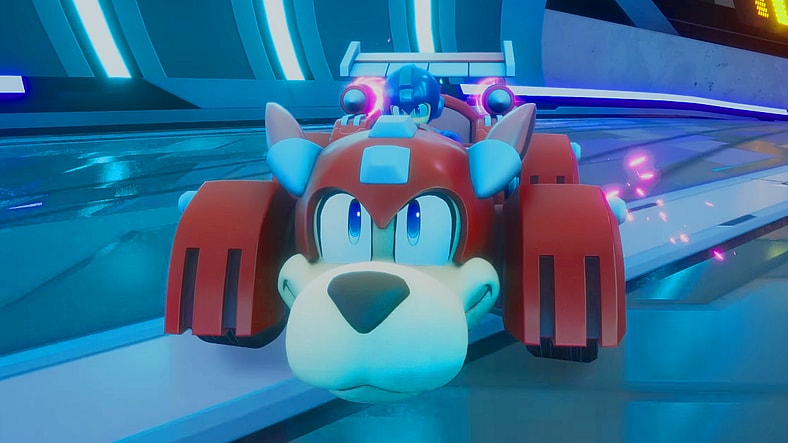 Mega Man (TBA) dusts off the Rush Roadster in Sonic Racing: CrossWorlds (2025), SEGA