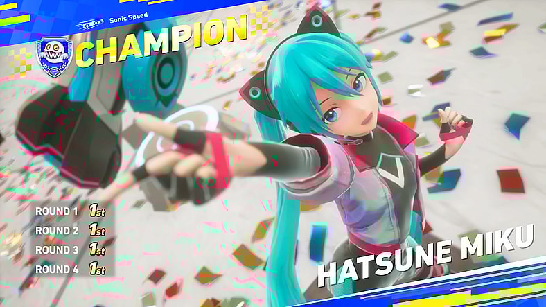 Hatsune Miku (Saki Fujita) reigns supreme in Sonic Racing: Crossworlds (2025), SEGA