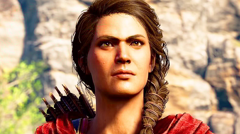 Kassandra of Sparta (Melissanthi Mahut) embraces her destiny in Assassin's Creed Odyssey (2018), Ubisoft