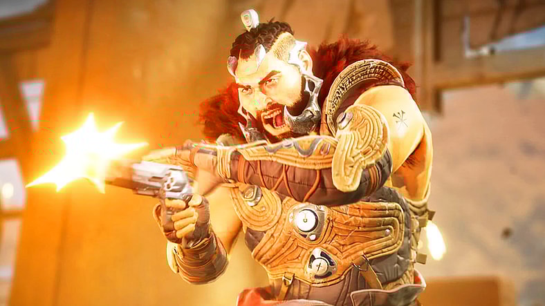 Redmane (TBA) unloads his revolver in Highguard (2026), Wildlight Entertainment