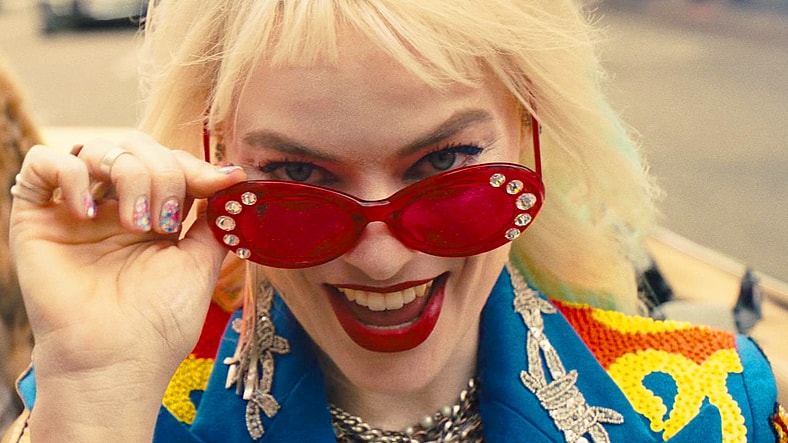 Harley Quinn (Margot Robbie) signs off for the final time in Birds of Prey (2020), Warner Bros. Entertainment