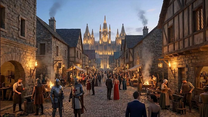 Before storming Castle Dracula, you must survive a sea of soulless AI ghouls at Dracula Land via Dracula Land Theme Park | Six Lands of Adventure Awaken and Dracula Land on YouTube