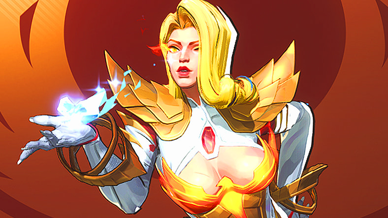 Emma Frost (Laura Post) embraces the Phoenix Force in Marvel Rivals (2024), NetEase Games