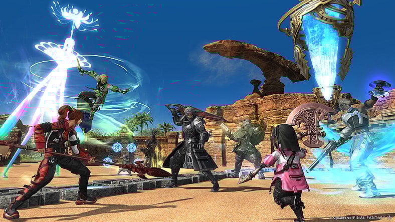Players duke it out in PVP in Final Fantasy XIV (2013), Square Enix
