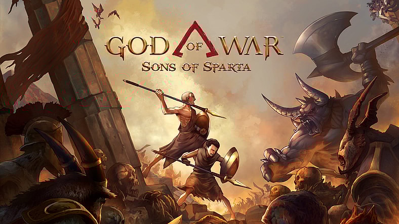 Kratos (Antony Del Rio) and Deimos (Scott Menville) fight off monsters in God of War Sons of Sparta (2026), Sony Interactive Entertainment
