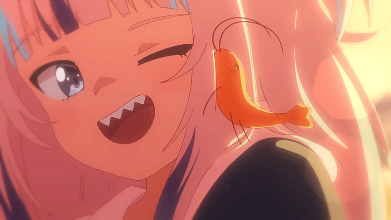 A chumbud hugs Gura in blue horizon!! - Gawr Gura, YouTube