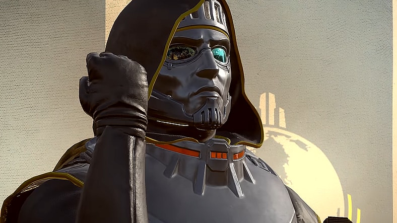 A Helldiver salutes in IE-12 Righteous armor in Helldivers 2 (2024), Sony Interactive Entertainment