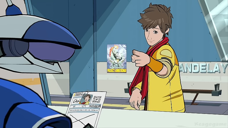 Chai (Robbie Draymond) insists he's a "future rockstar" in Hi-Fi Rush (2023), Bethesda Softworks