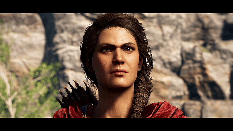 Kassandra of Sparta (Melissanthi Mahut) embraces her destiny in Assassin's Creed Odyssey (2018), Ubisoft