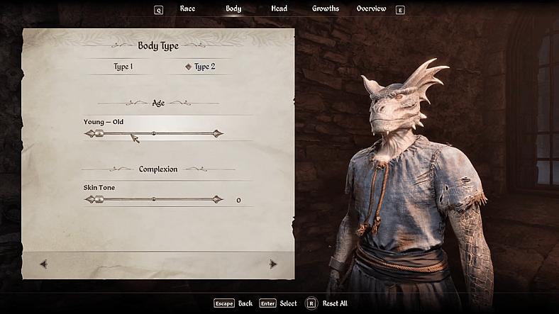 The character creator in The Elder Scrolls IV: Oblivion Remastered (2025), Bethesda Softworks