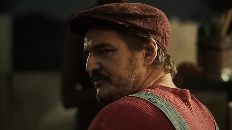 Pedro Pascal plays it straight and grim as Mario in HBO Mario Kart Trailer - SNL via YouTube
