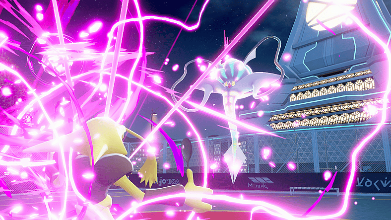 Mega Malamar unleashes a psychic attack on Alakazam in Pokémon Legends: Z-A (2025), Nintendo