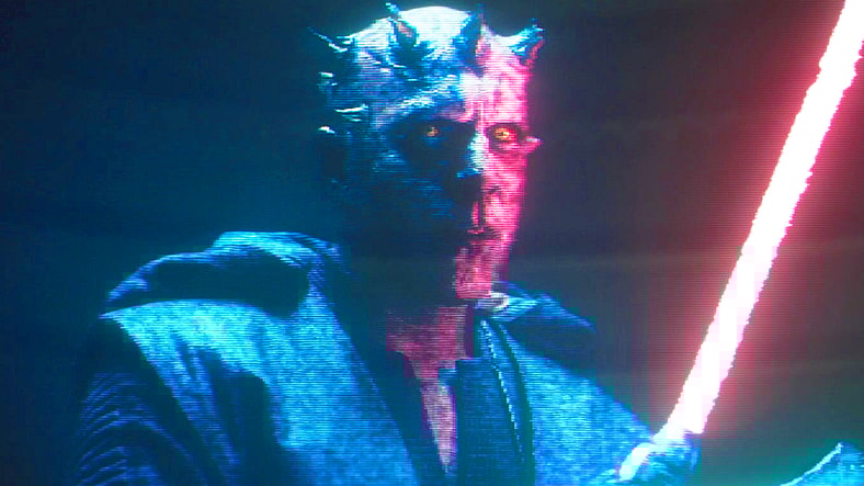 Darth Maul (Ray Park) returns from the grave in Solo: A Star Wars Story (2018), Lucasfilm